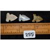 Image 4 : 3 Translucent Side Notches, Grant Co, North Dakota