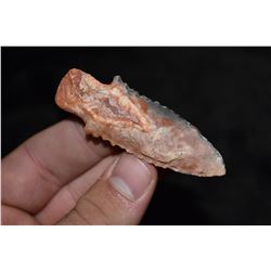 2 5/8" Stemmed Serrated Colorful Point, Ex Dr. Nuckles