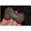 Image 1 : 3 3/8" Bowtie Bannerstone, Beautiful Red Banded Slate,
