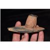 Image 3 : 4 1/2" Intrusive Mount Platform Pipe, Pottery, Ex Dr.