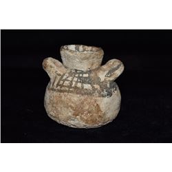 2 5/8" Tall Anasazi Painted Southwest Pottery Vessel,