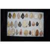 Image 1 : Lot of Approximately 26 Arrowheads, Central Missouri