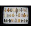 Image 1 : Lot of Approximately 27 Arrowheads, Central Missouri