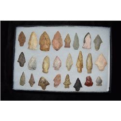 Lot of Approximately 24 Arrowheads