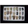 Image 1 : Lot of Approximately 21 Arrowheads, Central Kentucky