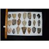 Image 6 : Lot of Approximately 21 Arrowheads, Central Kentucky