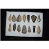 Image 1 : Lot of Approximately 14 Arrowheads, Central Kentucky