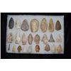 Image 1 : Lot of Approximately 24 Arrowheads, Central Missouri