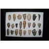 Image 1 : Lot of Approximately 23 Arrowheads, Central Kentucky