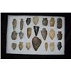 Image 1 : Lot of Approximately 21 Arrowheads, Central Kentucky