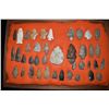 Image 1 : Lot of Approximately 41 Missouri Arrowheads