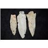 Image 1 : Lot of 3 Archaic Points, Central Missouri,