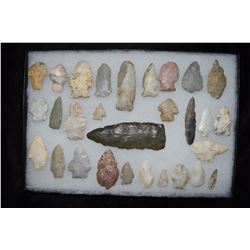 Lot of 29 Arrowheads, Central Missouri, Deconsessioned