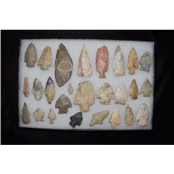 Lot of 26 Arrowheads, Central Missouri, Deconsessioned