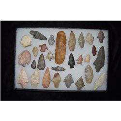 Lot of 23 Arrowheads, Central Missouri, Deconsessioned