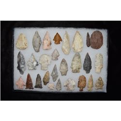 Lot of 27 Arrowheads, Central Missouri, Deconsessioned