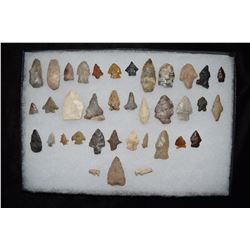 Lot of 37 Arrowheads, Central Missouri, Deconsessioned