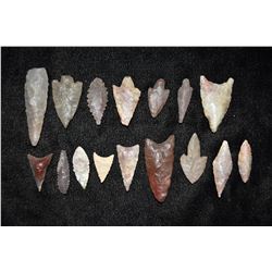 Lot of Neolithic African Arrowheads