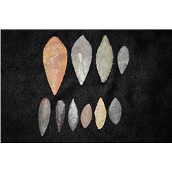 Lot of Neolithic African Arrowheads