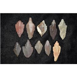Lot of Neolithic African Arrowheads