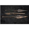 Image 1 : Lot of African Metal Spear Points 1800s