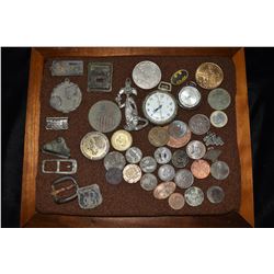 Lot of Tokens & Trinkets, Metal Detecting Finds, Adams