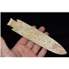 Image 1 : 7 7/8" Reproduction Hardin Knapped by Jeff Gower