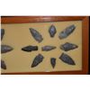 Image 2 : Frame of Authentic Arrowheads, DeKalb Co, Donny Austin