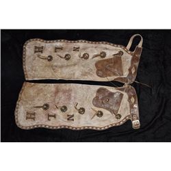 Collectible Visalia Stock Cattle Co Monogram Chaps