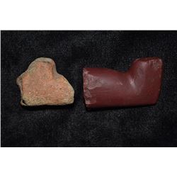 Lot of 2 Pipe Fragments, Bob Zimmerman Collection, St