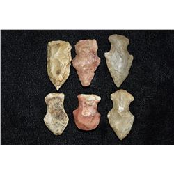 Lot of 6 Points, 1 1/2" to 3/4", Bob Zimmerman