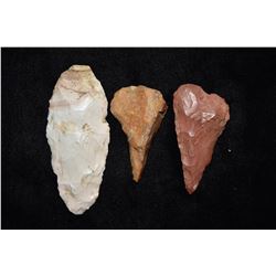 Lot of 3 Blades, Bob Zimmerman Collection, St Joseph,