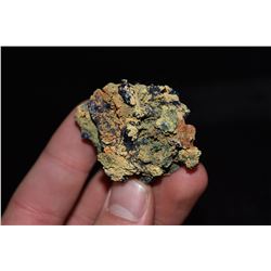 1 7/8" Azurite Mineral, Toussit, Morocco, Bob Zimmerman