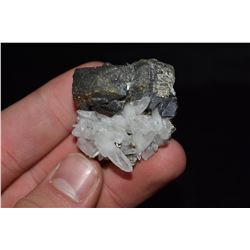 1 3/4" Quartz, Chalcopyrite, Pyrite, & Sphalerite