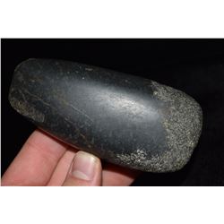 4 1/2" Celt, Started to Rebit in Prehistoric Times,