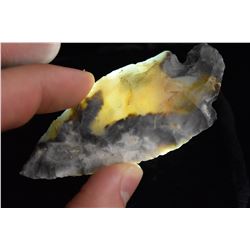 3 1/2" Colorful Woodland Point, Broke at Base, Cooper