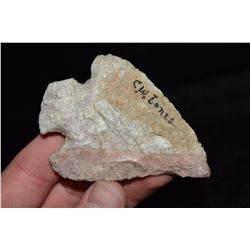 3 1/4" Snyder Point, Ex CW Jones, Pettis Co, Missouri