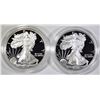 Image 2 : 2-2004 PROOF AMERICAN SILVER EAGLES