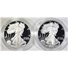 Image 2 : 2005 & 06 PROOF AMERICAN SILVER EAGLES