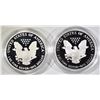 Image 3 : 2005 & 06 PROOF AMERICAN SILVER EAGLES