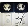 Image 1 : 2008 & 10 PROOF AMERICAN SILVER EAGLES