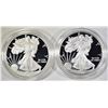 Image 2 : 2008 & 10 PROOF AMERICAN SILVER EAGLES
