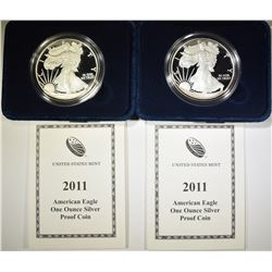2-2011 PROOF AMERICAN SILVER EAGLES