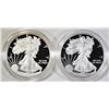 Image 2 : 2012 & 13 PROOF AMERICAN SILVER EAGLES
