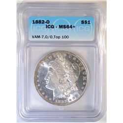 1882-O/O VAM 7 MORGAN DOLLAR  ICG MS-64+