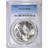 Image 1 : 1923 PEACE DOLLAR  PCGS MS-65