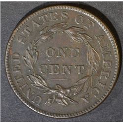 1837 LARGE CENT   UNC