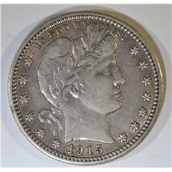 1915-S BARBER QUARTER  CH AU