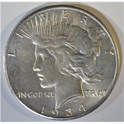 1934-S PEACE DOLLAR   CH/GEM BU