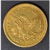 Image 2 : 1848-C $2.5 GOLD LIBERTY  CH BU  OLD CLEANING